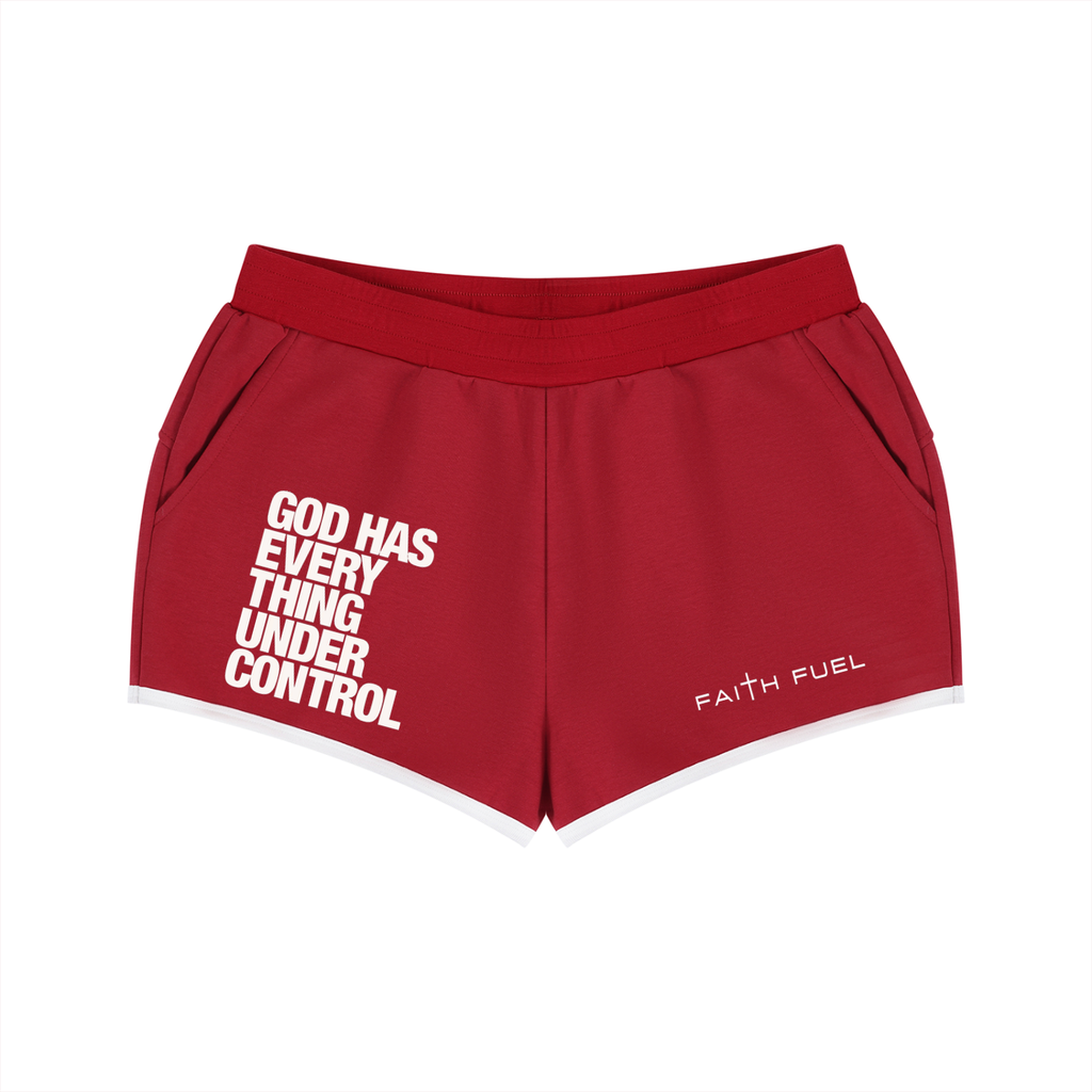 Women's Retro Contrast Binding Shorts