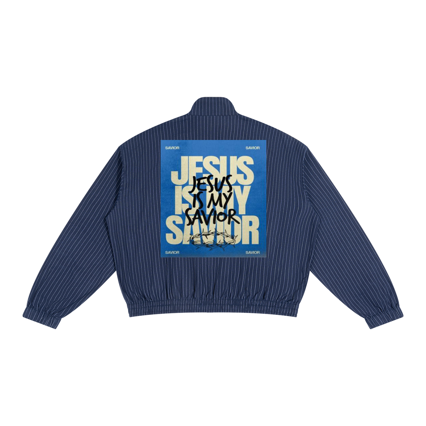 Unisex Striped Full-Zip Track Jacket