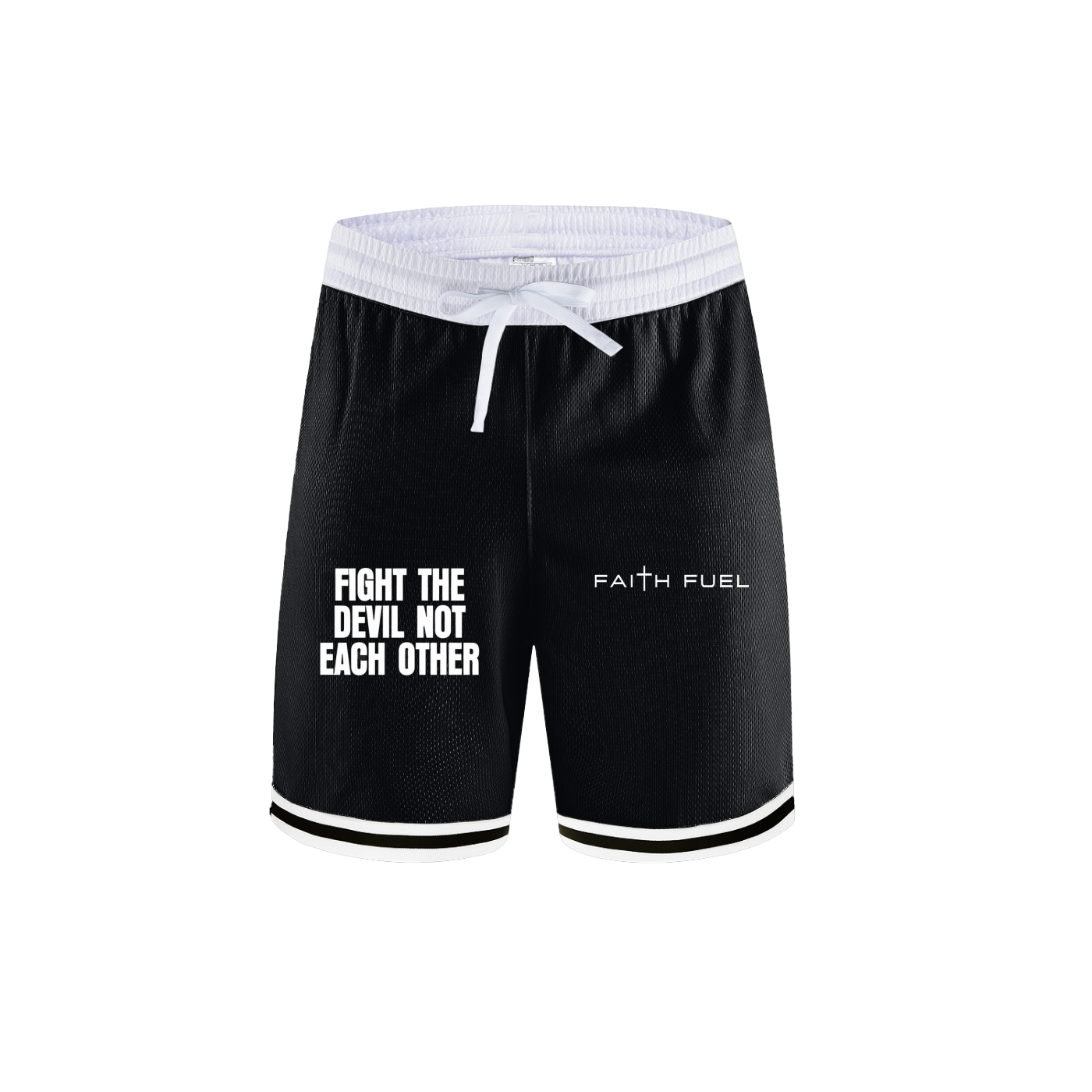 Classic Stripe Trim Basketball Shorts