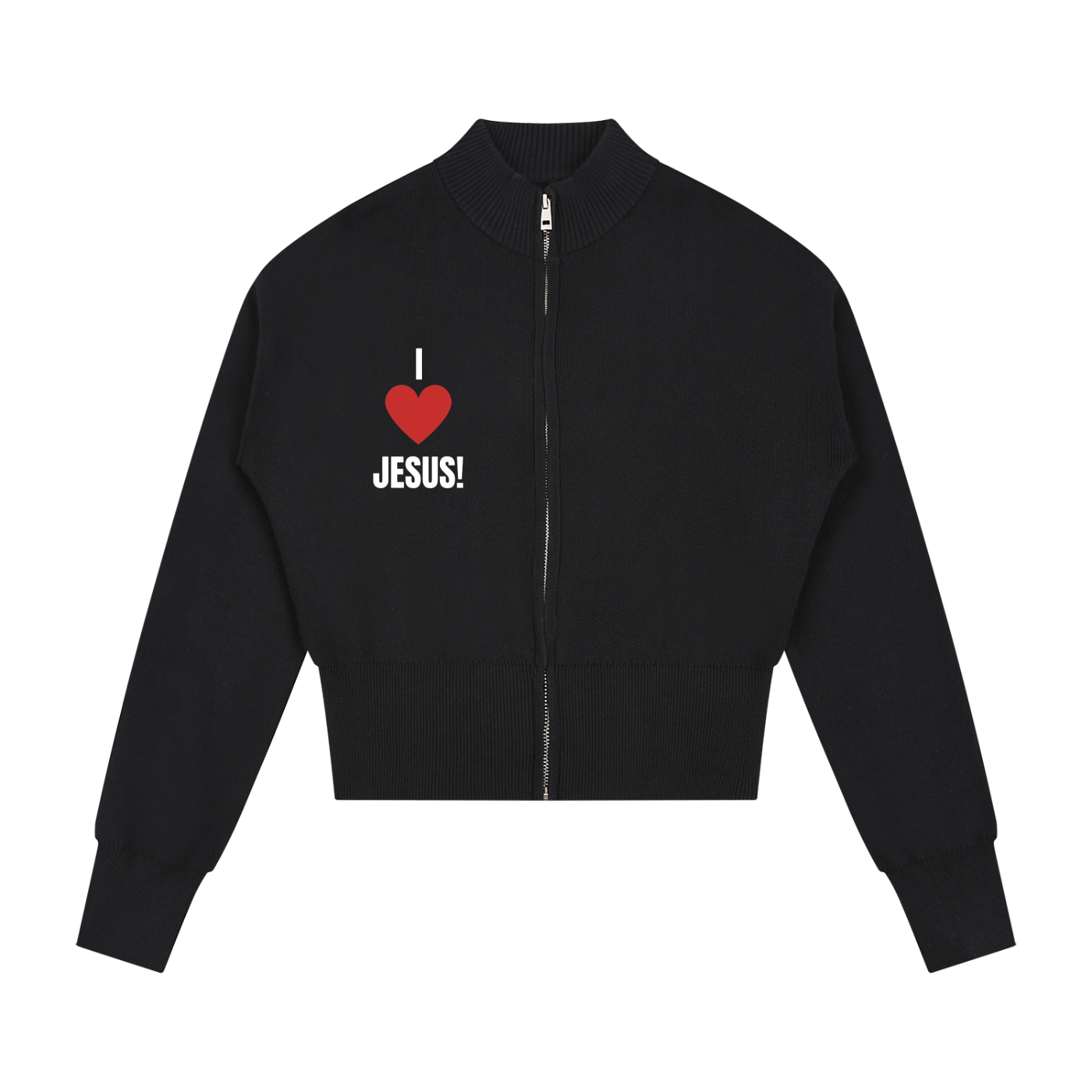 Women’s Mock Neck Zip Up Cardigan