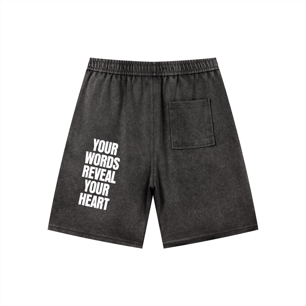 Men’s Vintage Wash Drawstring Shorts