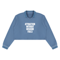 Women’s Crop Collared Sweatshirt