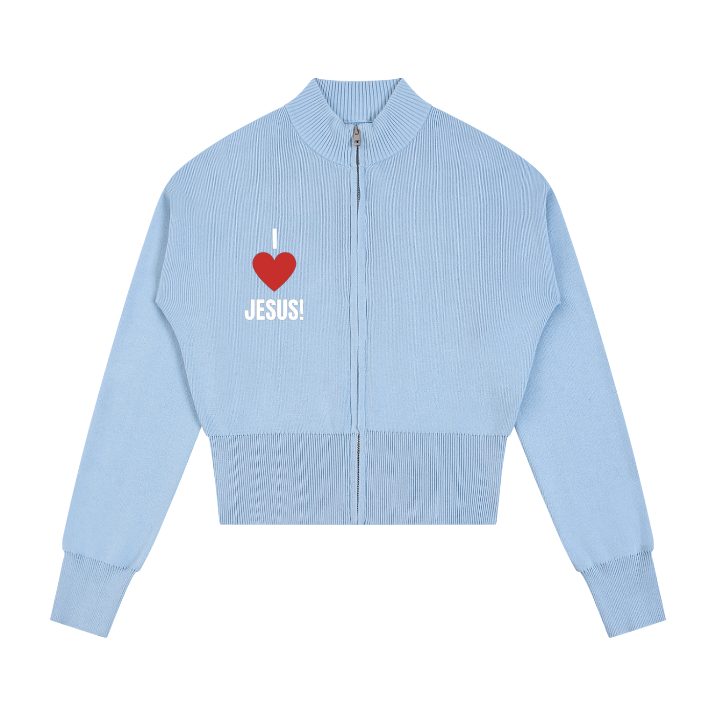 Women’s Mock Neck Zip Up Cardigan