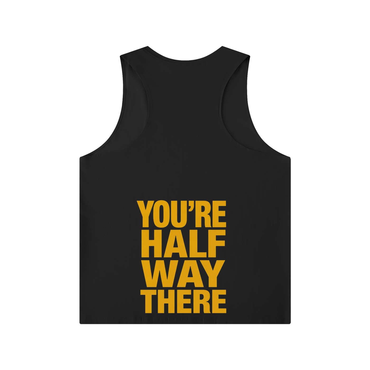 Men's Solid Color Crewneck Tank Top