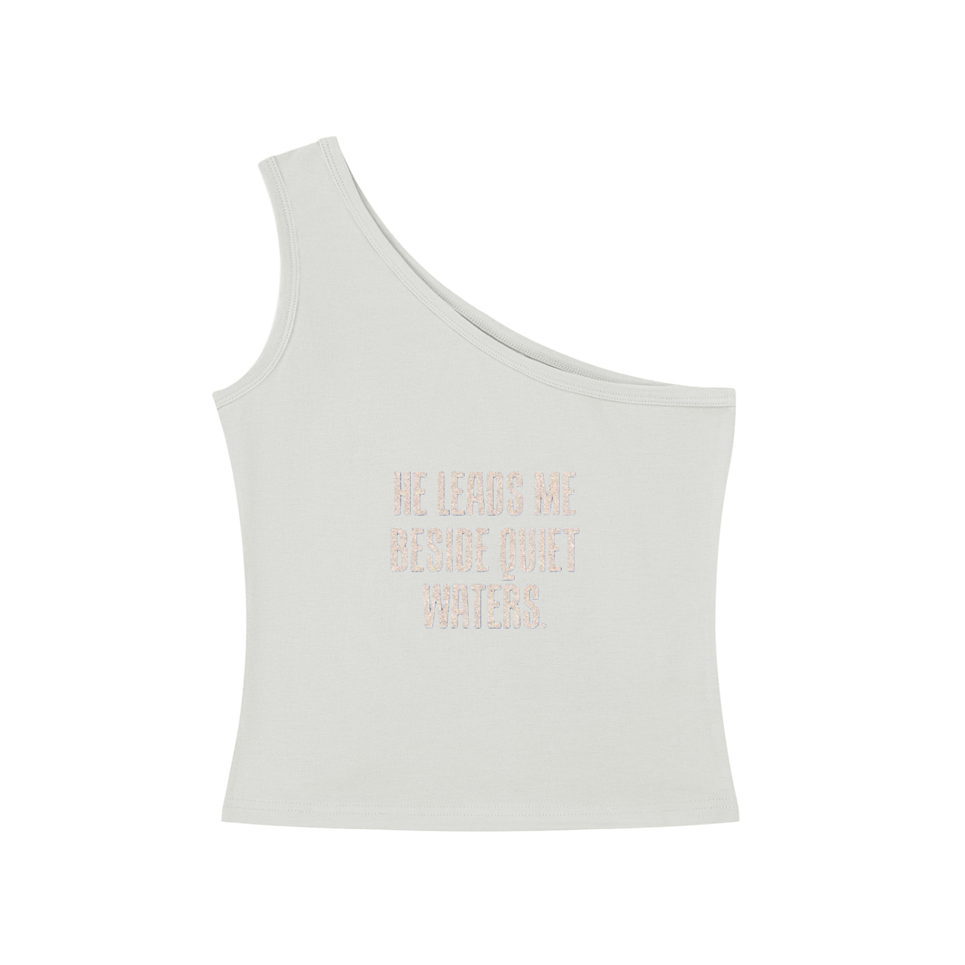 Women's One-Shoulder Crop Tank Top