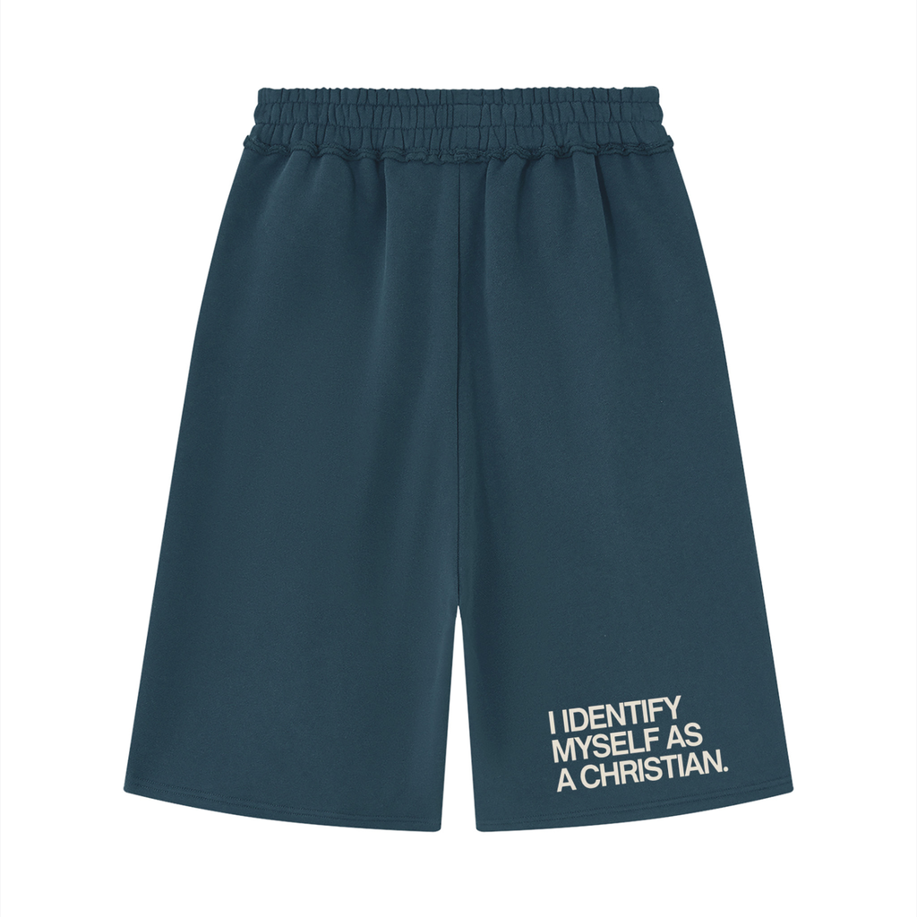 Unisex Raw Edge Fleece Shorts