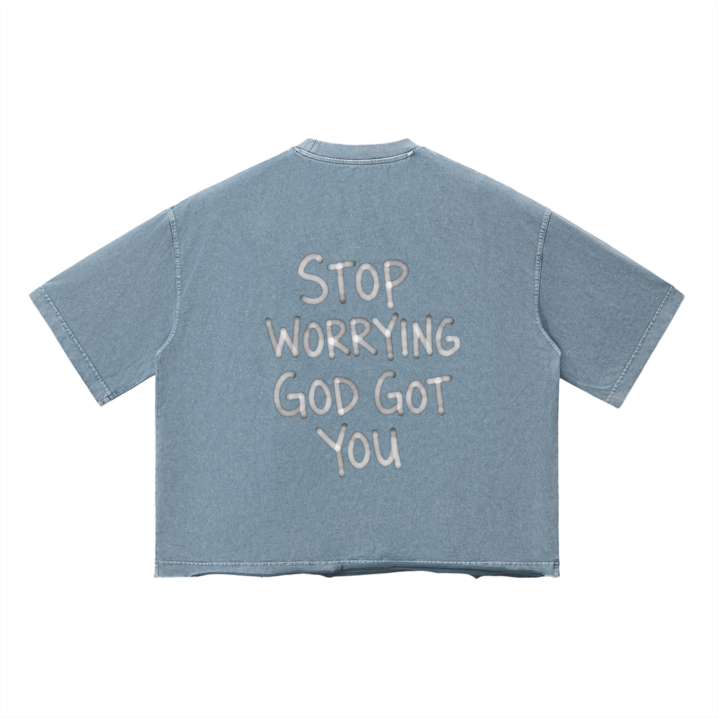 Unisex Vintage Wash Boxy T-Shirt