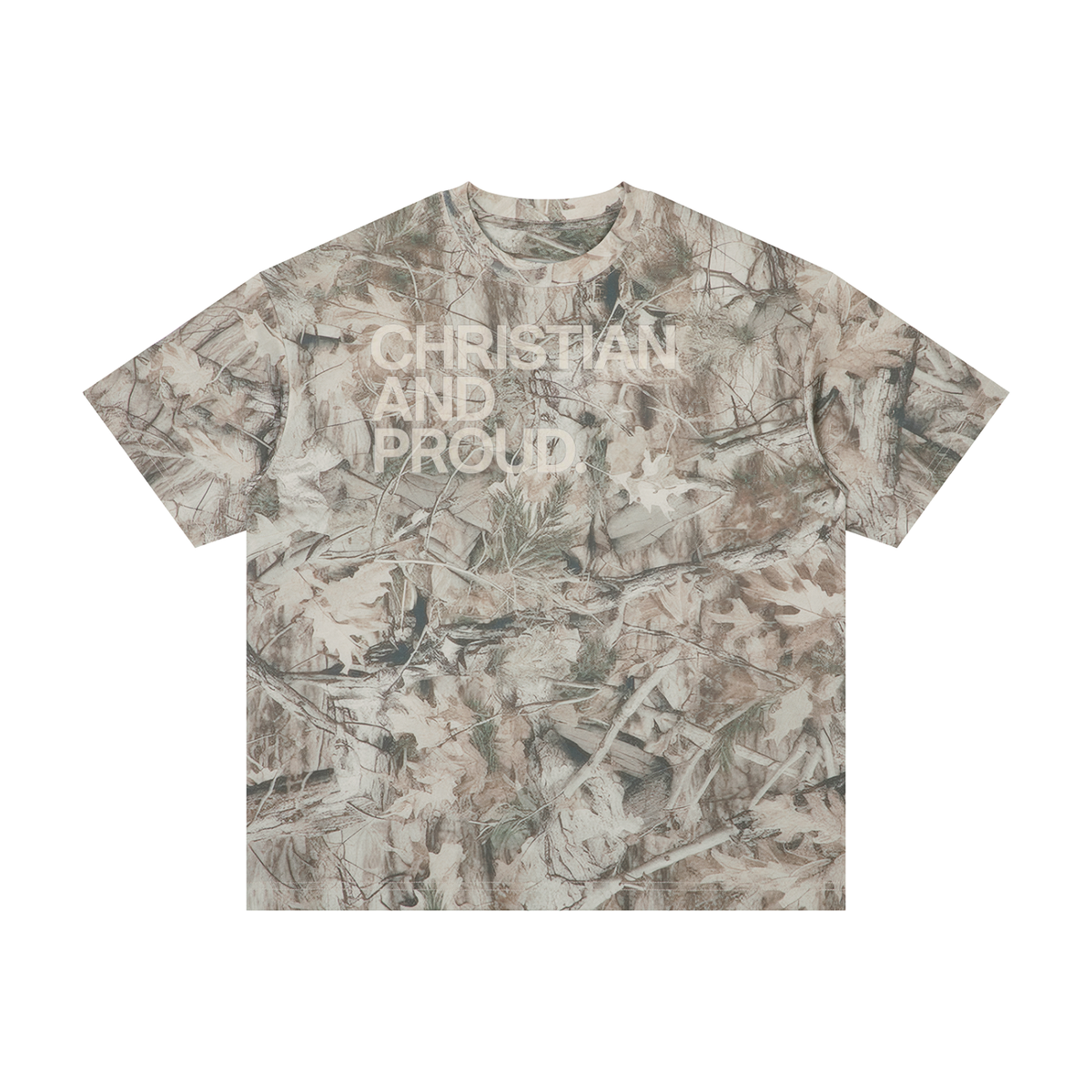 Unisex Tree Camo Oversized T-Shirt