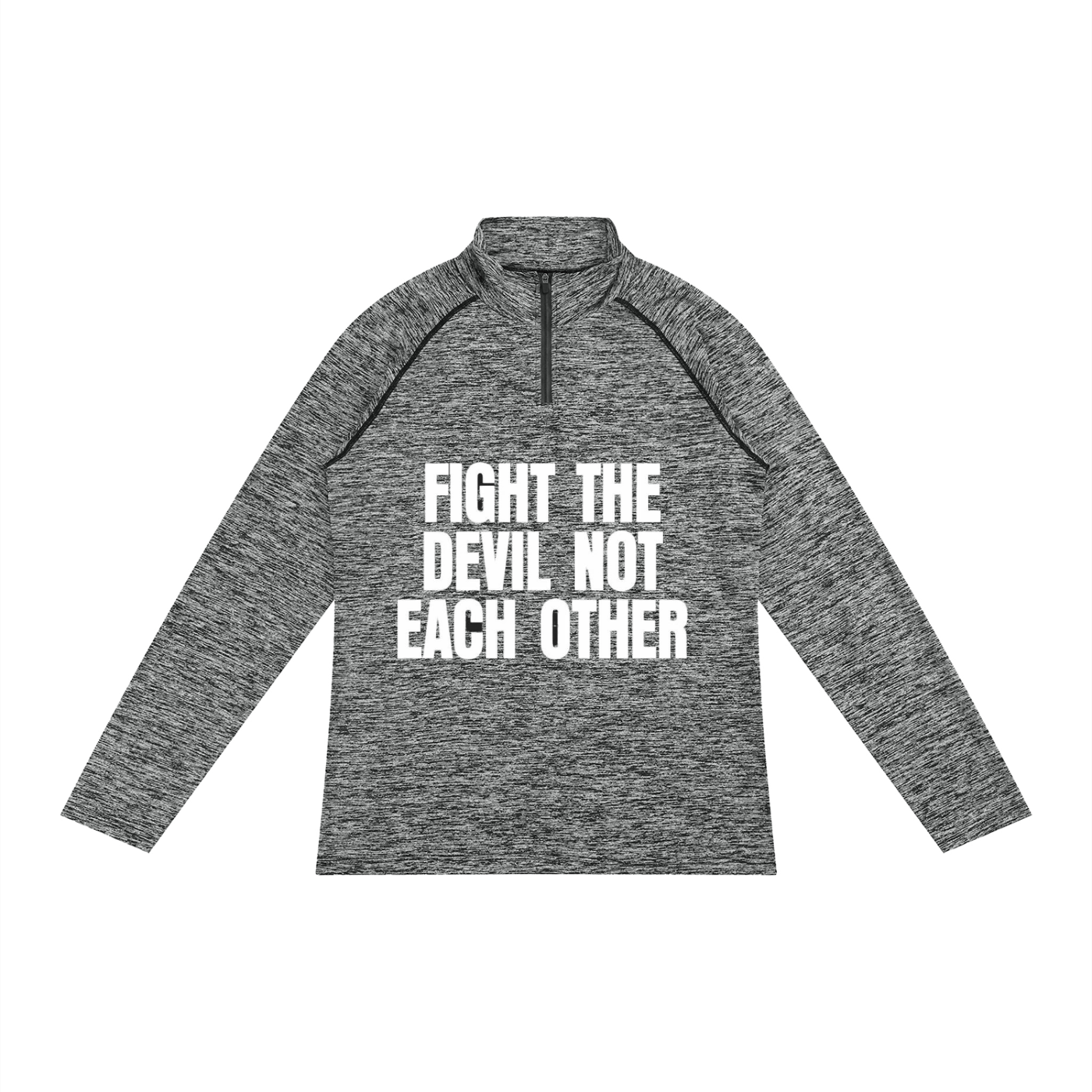 Men's Quarter-Zip Performance Long Sleeve T-Shirt