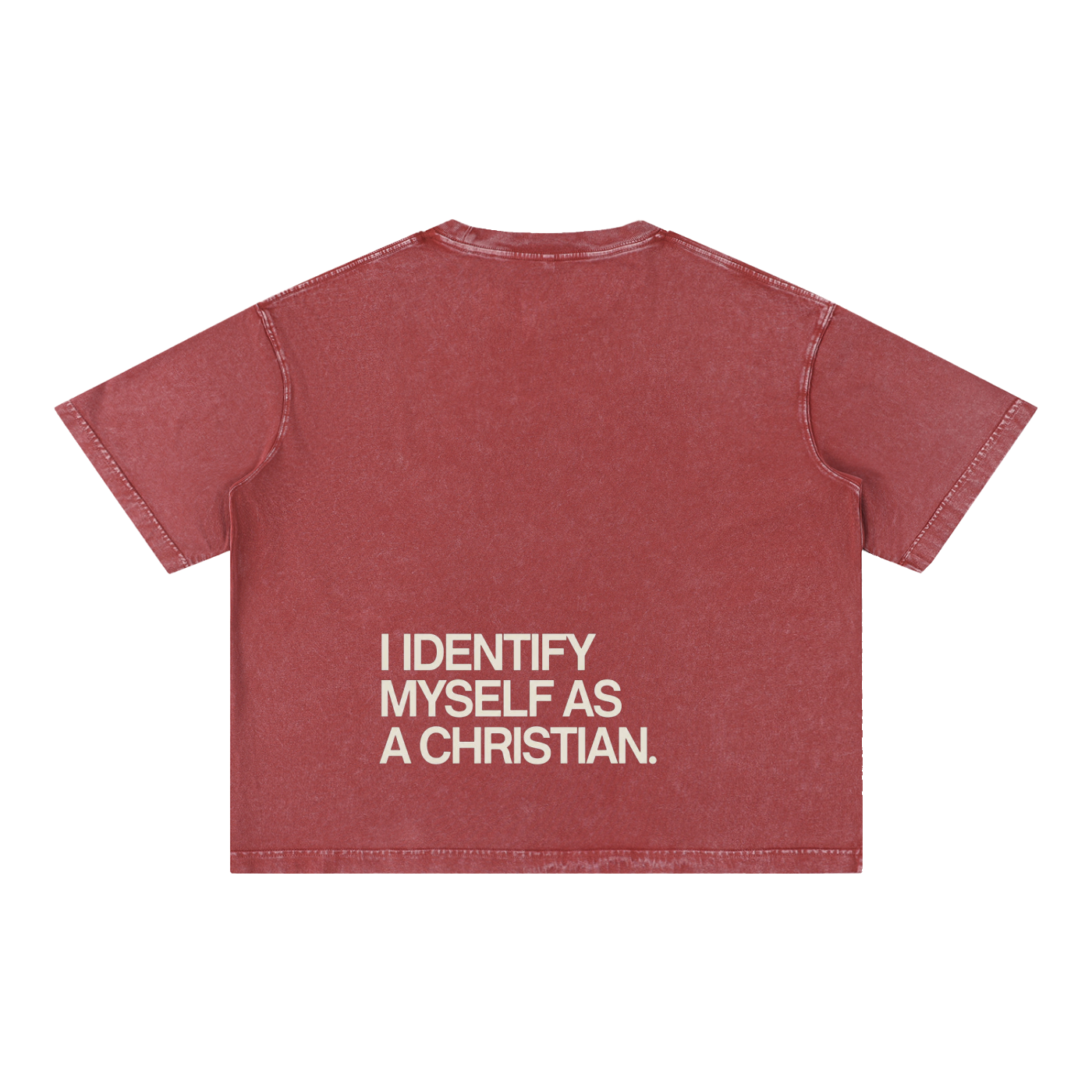 Mineral Wash Boxy Cotton T-Shirt