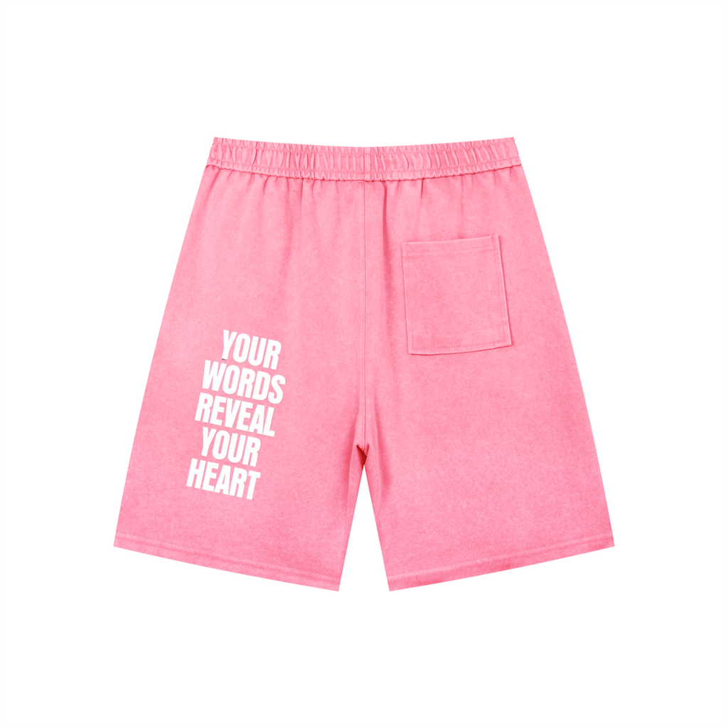 Men’s Vintage Wash Drawstring Shorts