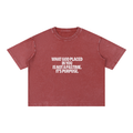 Mineral Wash Boxy Cotton T-Shirt
