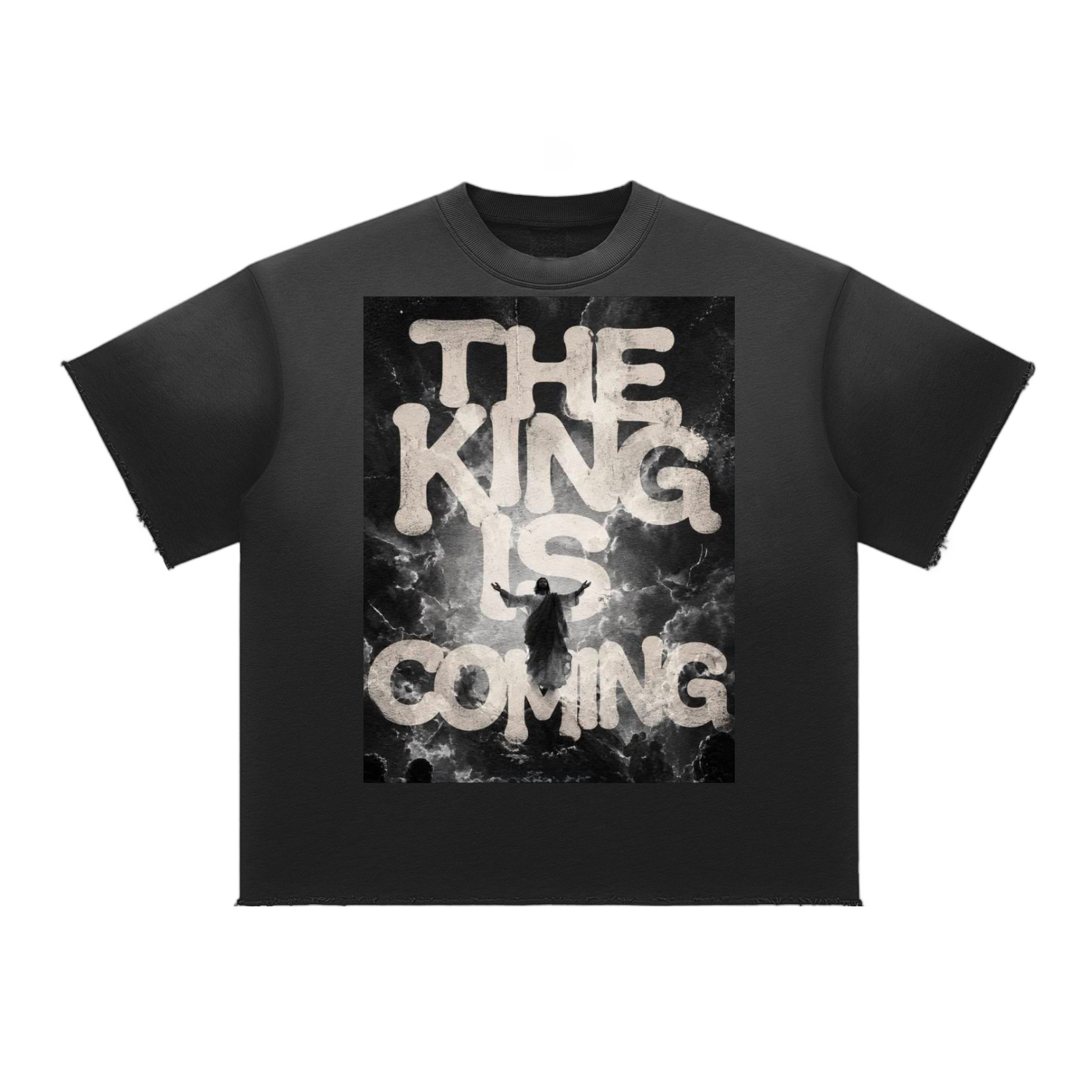 Sun Fade Raw Edge T-Shirt