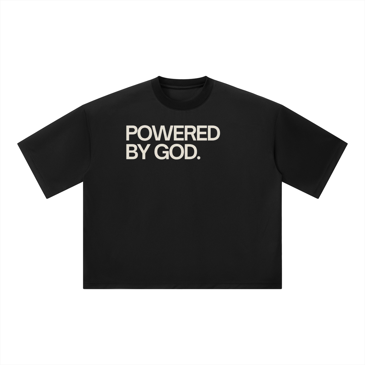 Unisex Boxy Mesh Crewneck T-Shirt