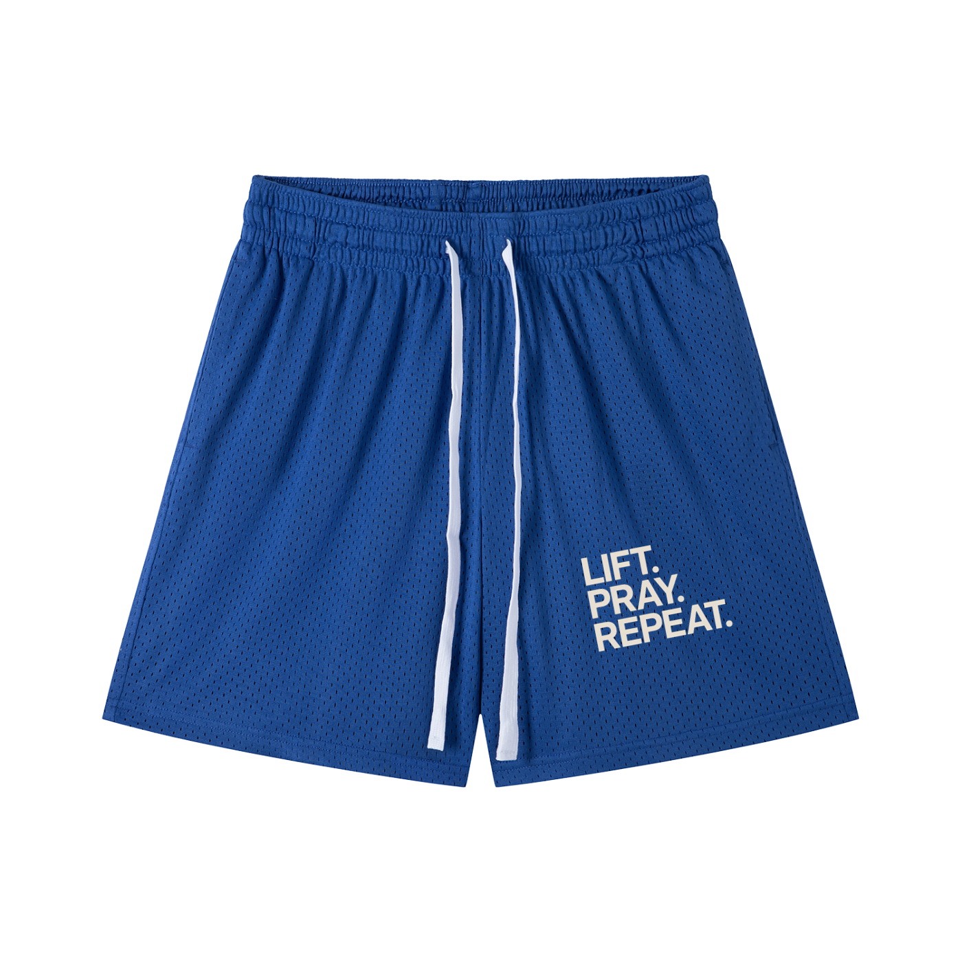 Mesh Drawstring Shorts