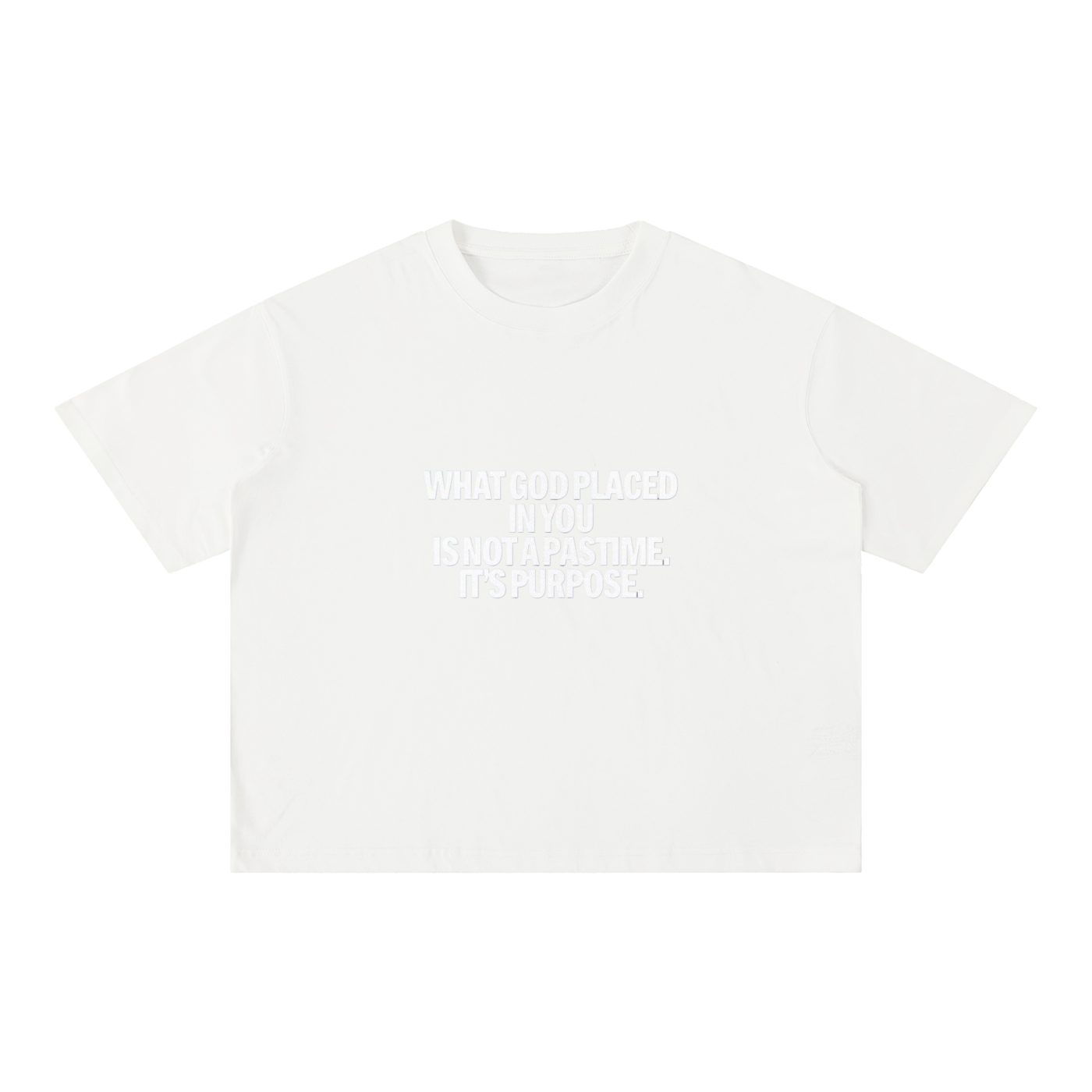 Mineral Wash Boxy Cotton T-Shirt