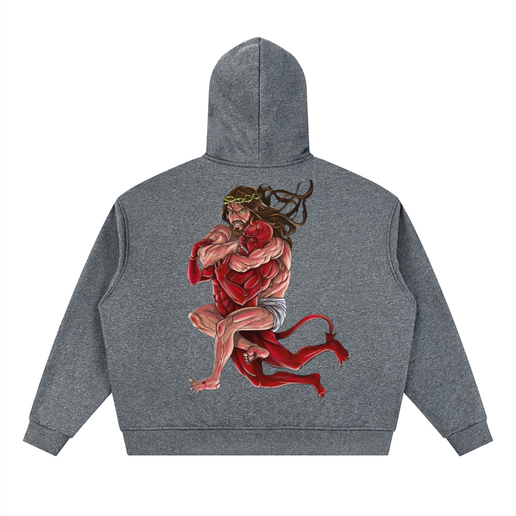 Unisex Sparkles Full Zip Boxy Hoodie