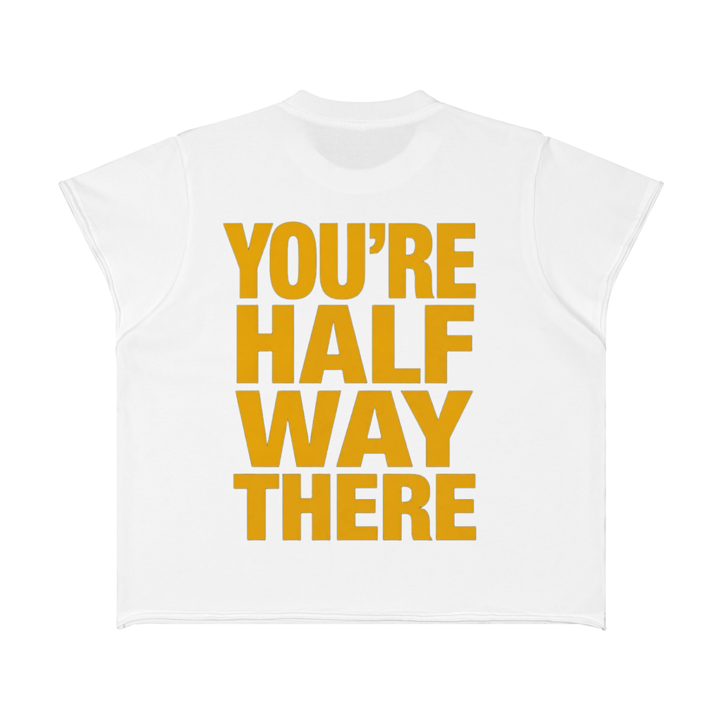 Unisex Boxy Raw Edge T-Shirt