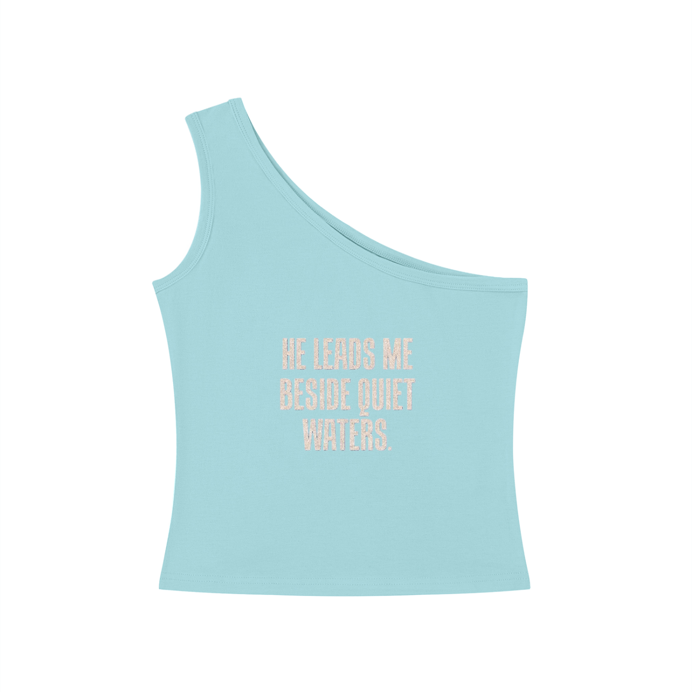 Women's One-Shoulder Crop Tank Top
