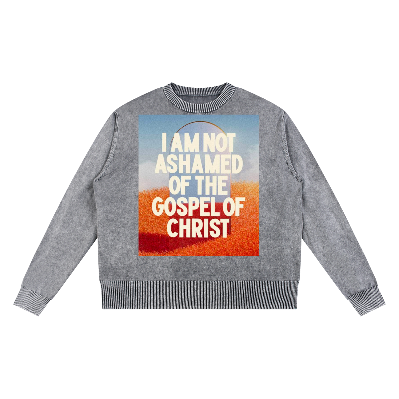 Mineral Wash Oversized Sweater